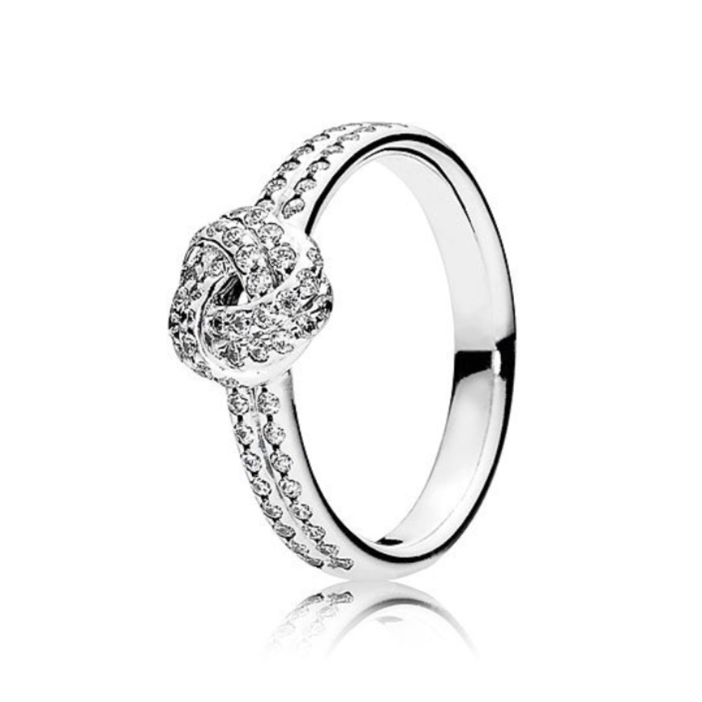 Pandora Ring Sparkling Love Knot